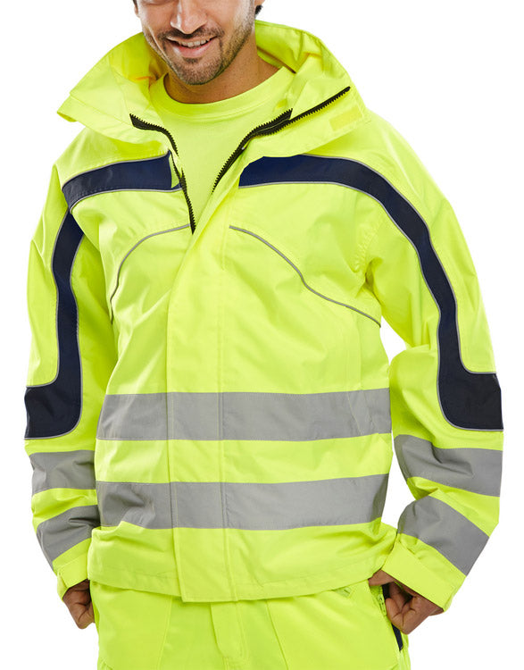 Beeswift Eton Hi-Vis Breathable Jacket. (Each)