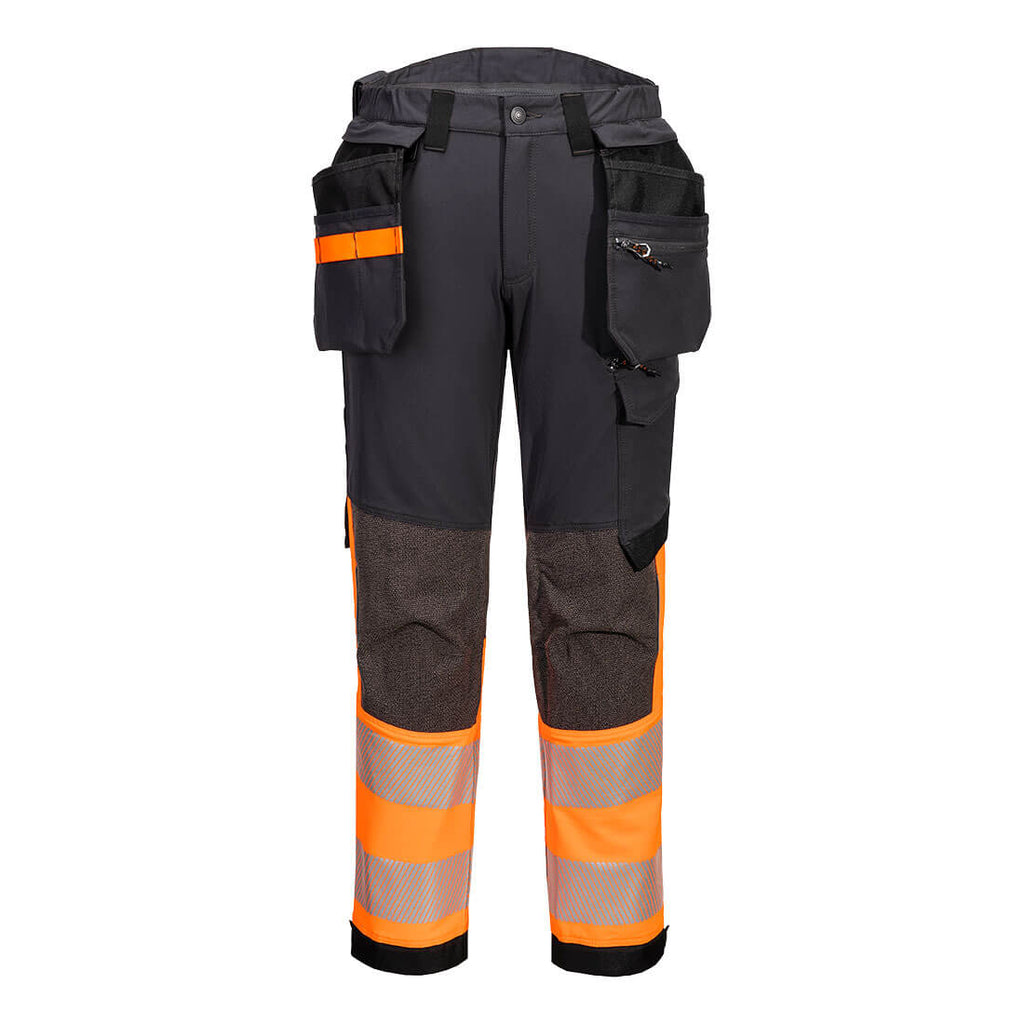 Portwest EV4 Hi-Vis Stretch Detachable Holster Class 1 Trousers- Style EV442
