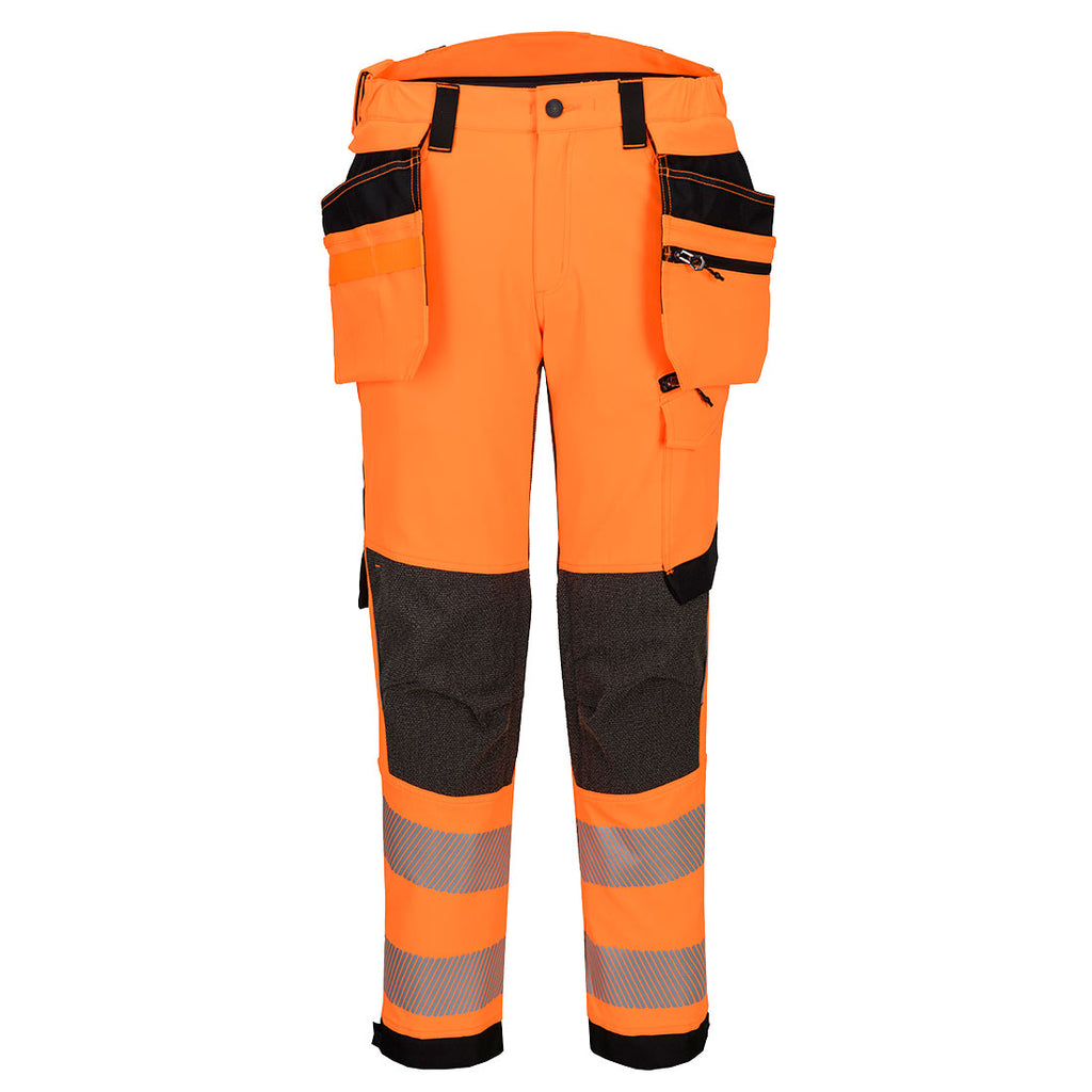 Portwest EV4 Hi-Vis Stretch Detachable Holster Class 2 Trousers - Style EV448
