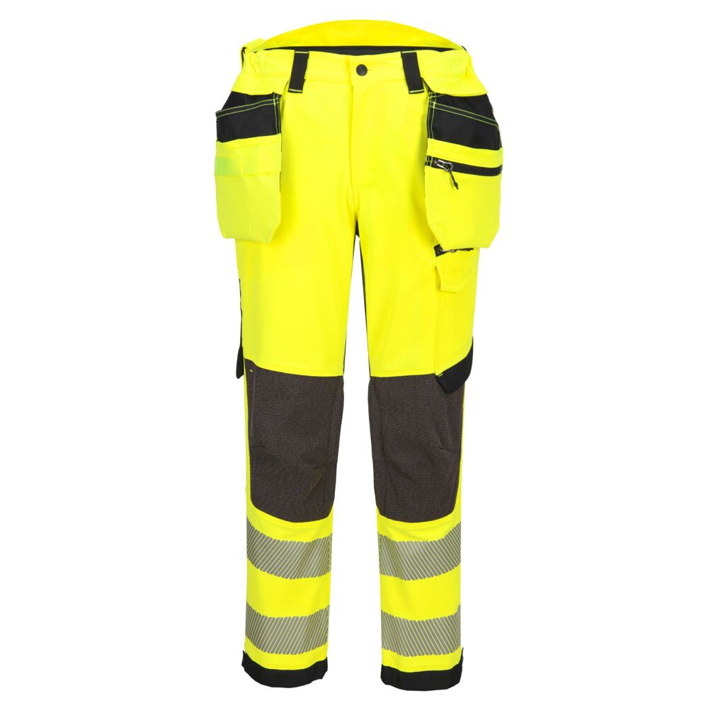 Portwest EV4 Hi-Vis Stretch Detachable Holster Class 2 Trousers - Style EV448