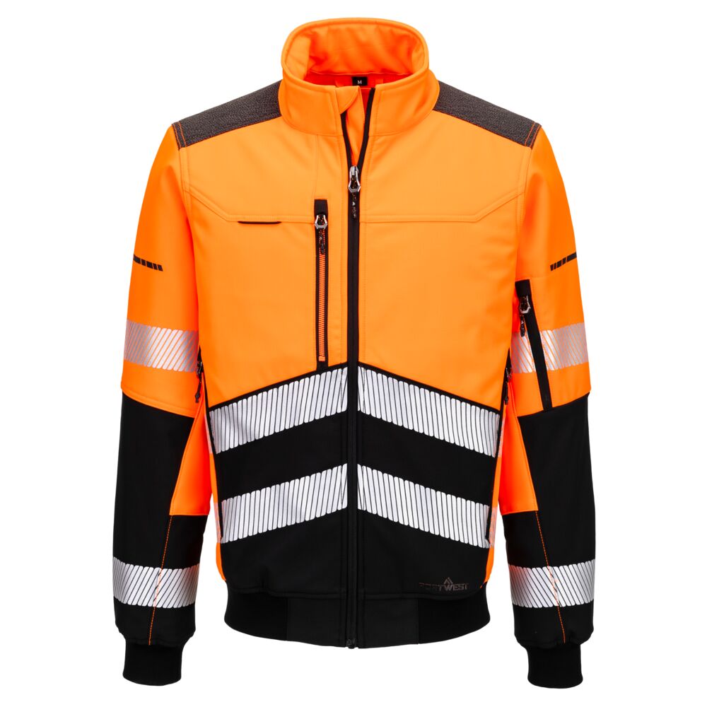 Portwest EV4 Hi-Vis Softshell Bomber (3L)- Style EV468