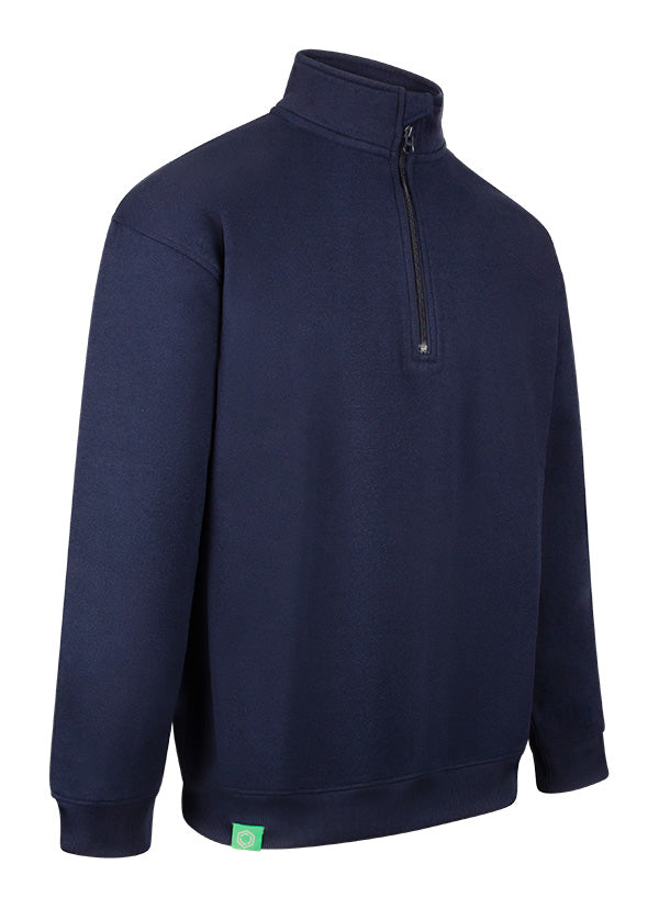 Beeswift Envirowear Recyclable Quarter Zip Sweatshirt. (Each)