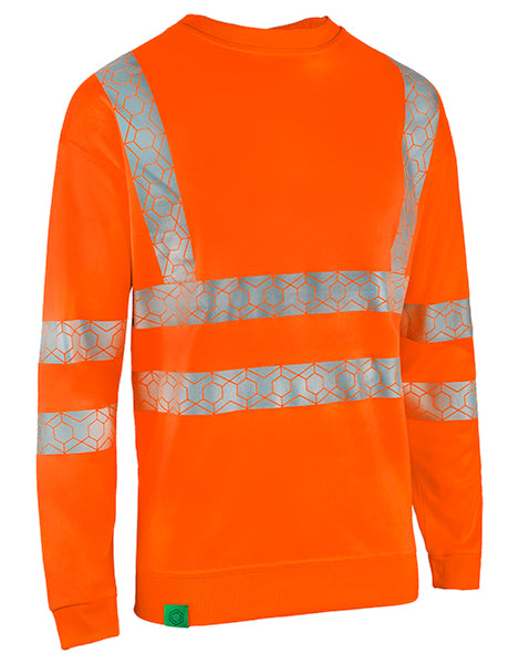 Beeswift Envirowear Hi-Vis Recyclable Sweatshirt. (Each)