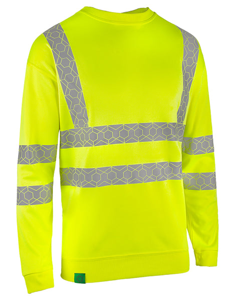 Beeswift Envirowear Hi-Vis Recyclable Sweatshirt. (Each)