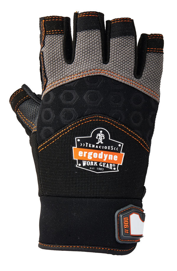 Ergodyne Impact Fingerless Glove. (Each)