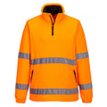 Portwest Hi-Vis 1/2 Zip Fleece- Style F302