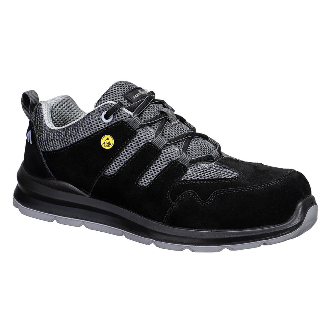 Portwest Composite Cow Suede Leather Trainer S1 ESD SR FO- Style FE07