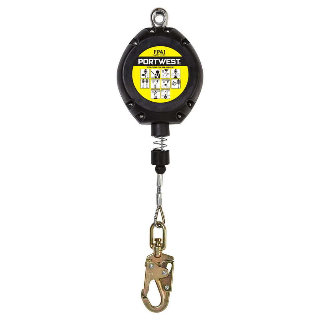 Portwest 10m Retractable Fall Arrest Block- Style FP41