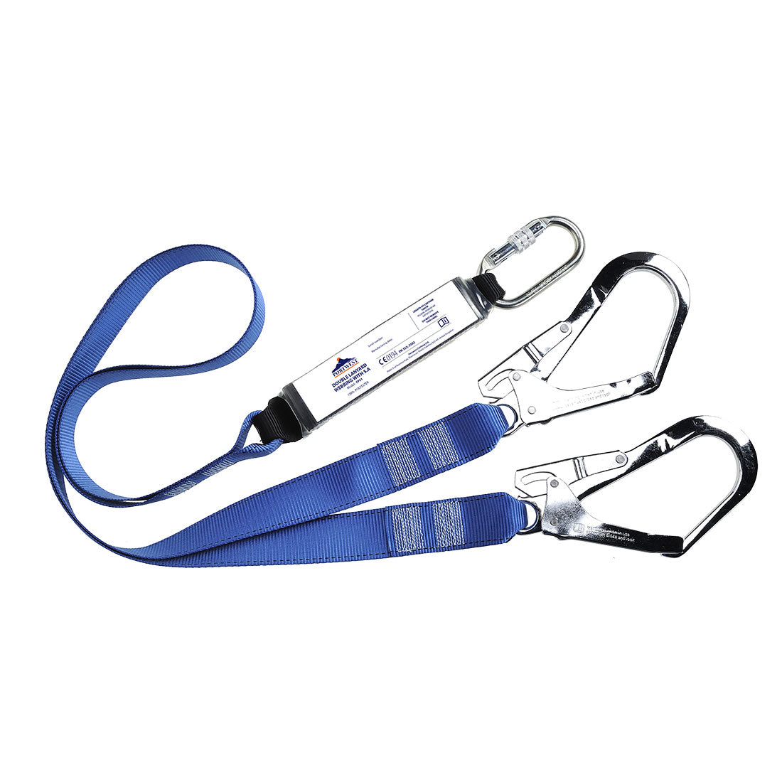 Portwest Double Webbing 1.8m Lanyard With Shock Absorber- Style FP51