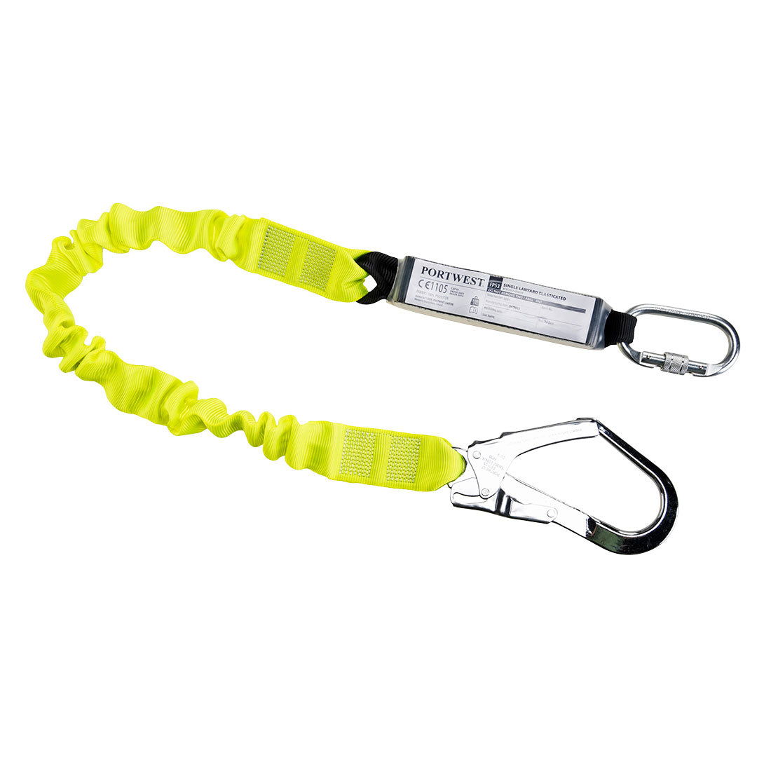 Portwest Single Elasticated 1.8m Lanyard With Shock Absorber- Style FP53