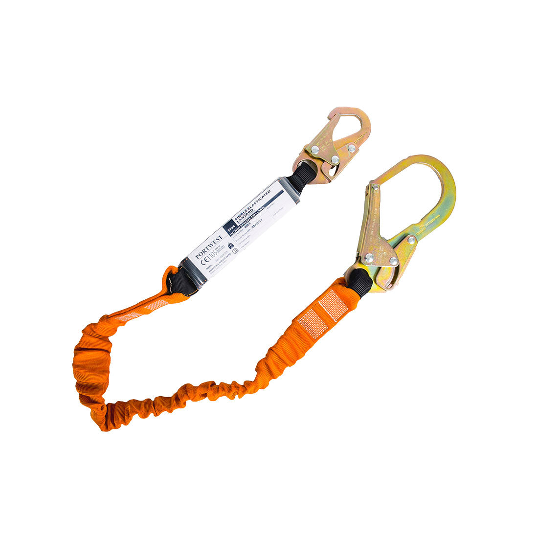 Portwest Single 140kg 1.8m Lanyard with Shock Absorber- Style FP74