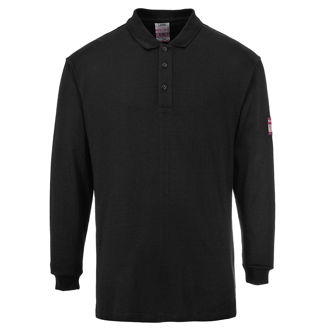 Portwest Modaflame Knit FR Long Sleeve Polo Shirt- Style FR10