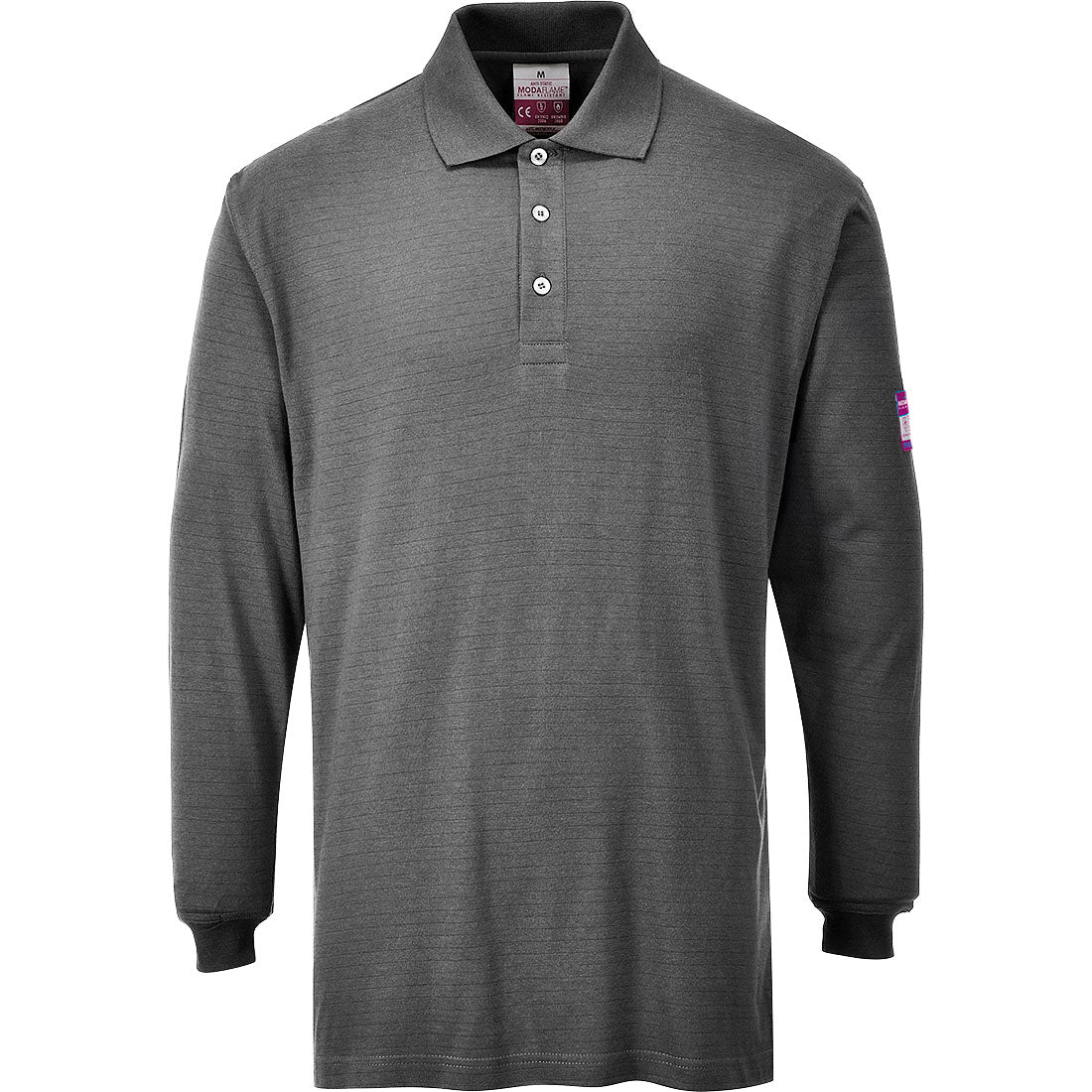 Portwest Modaflame Knit FR Long Sleeve Polo Shirt- Style FR10