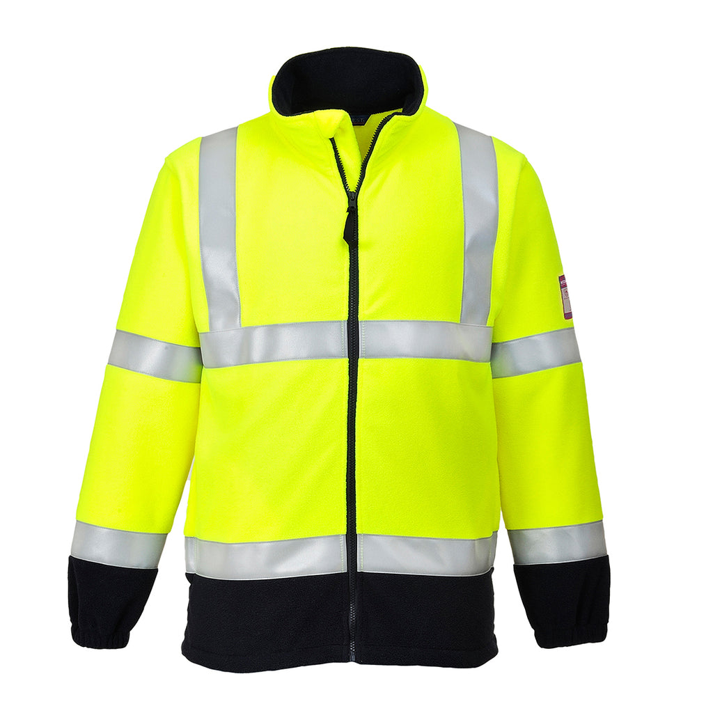 Portwest Modaflame Fleece Hi-Vis Contrast FR Jacket- Style FR31