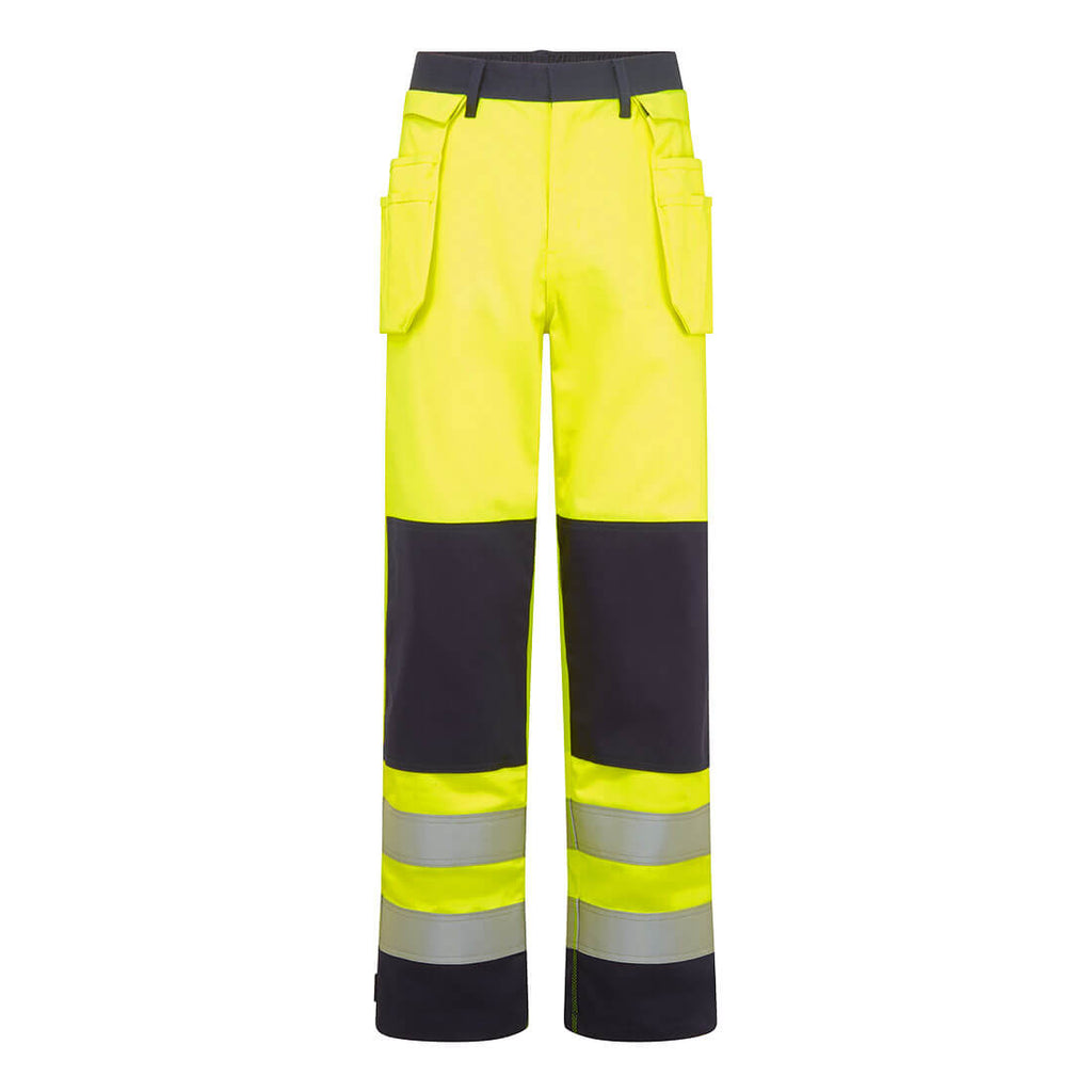 Portwest Bizflame Work Hi-Vis Contrast FR Holster Trousers- Style FR440