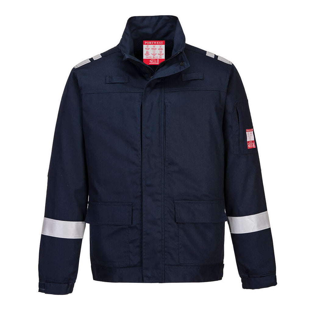 Portwest Bizflame Work Lightweight Stretch Panelled FR Jacket- Style FR601