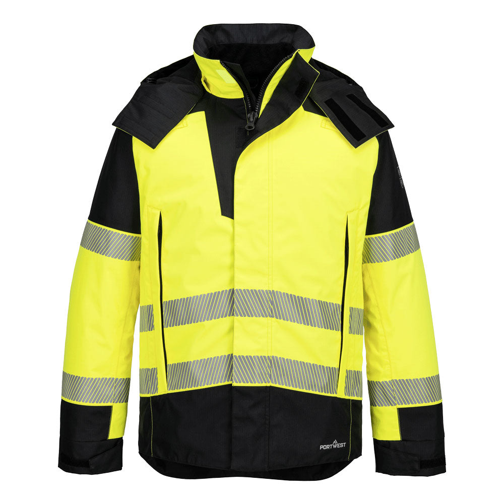 Portwest PW3 Modaflame Rain+ Hi-Vis Multi-Norm FR Winter Jacket- Style FR606
