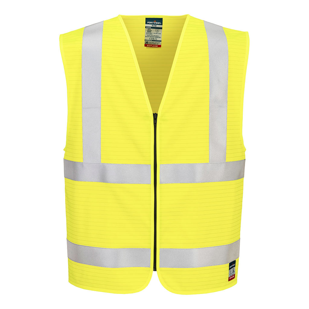 Portwest Bizflame Hi-Vis FR Zip Vest- Style FR615