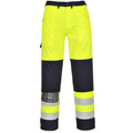 Portwest Bizflame Work Hi-Vis Multi-Norm Contrast FR Trousers- Style FR62