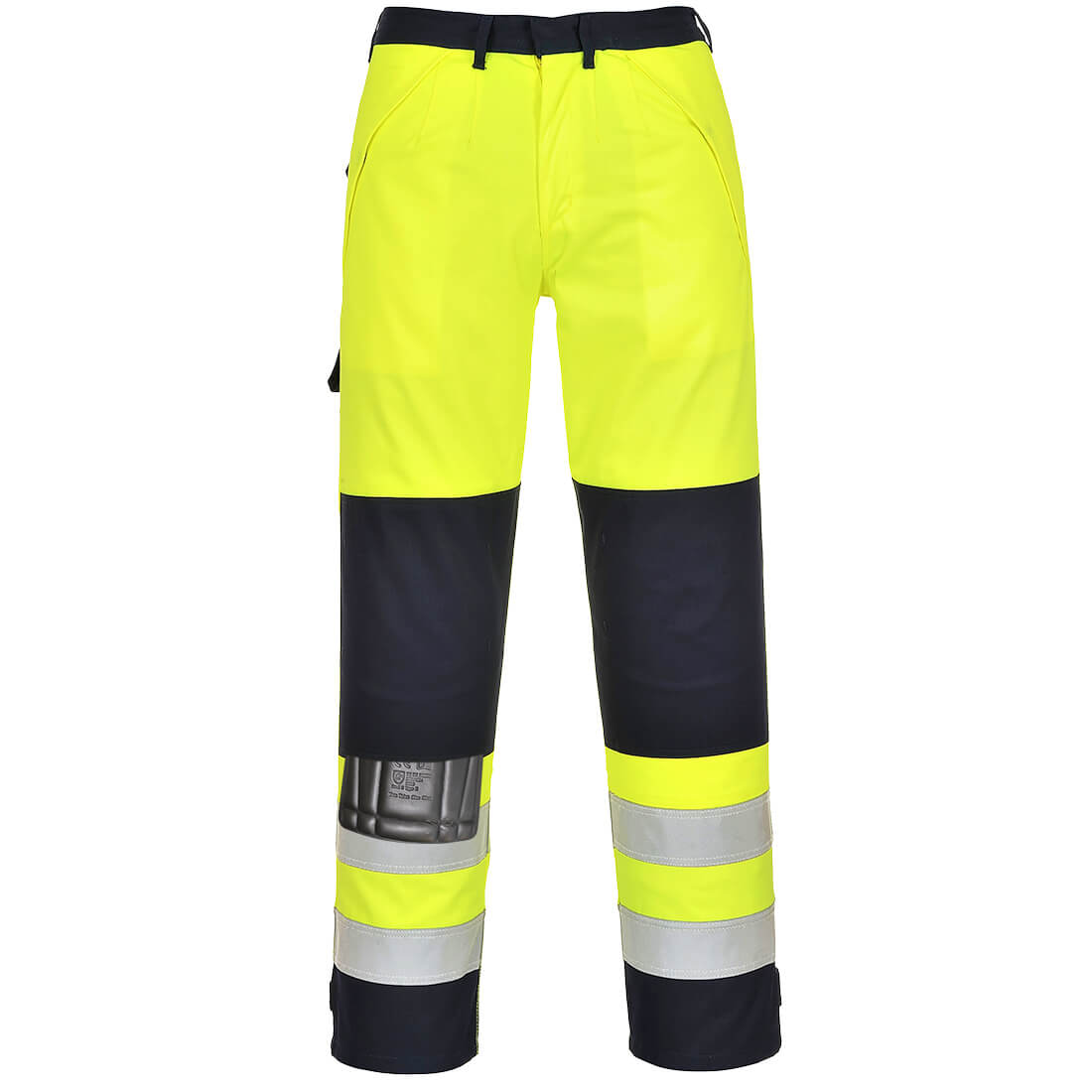 Portwest Bizflame Work Hi-Vis Multi-Norm Contrast FR Trousers- Style FR62