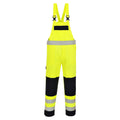 Portwest Bizflame Work Hi-Vis Multi-Norm Contrast FR Bib and Brace- Style FR63