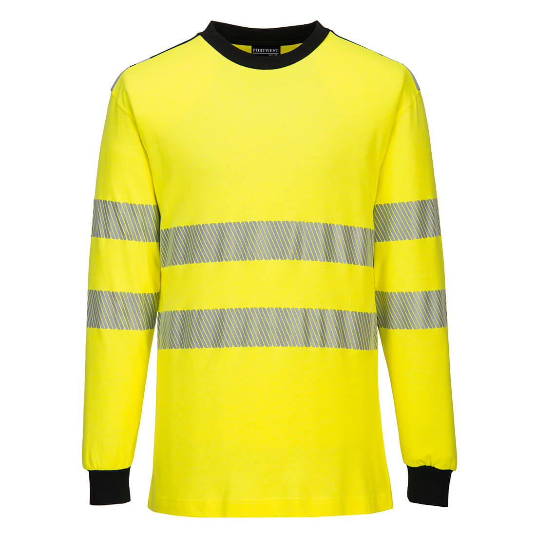 Portwest PW3 Modaflame Knit Hi-Vis FR Long Sleeve T-Shirt- Style FR701