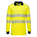 Portwest PW3 Modaflame Knit Hi-Vis FR Long Sleeve Polo Shirt- Style FR702