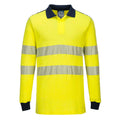 Portwest PW3 Modaflame Knit Hi-Vis FR Long Sleeve Polo Shirt- Style FR702