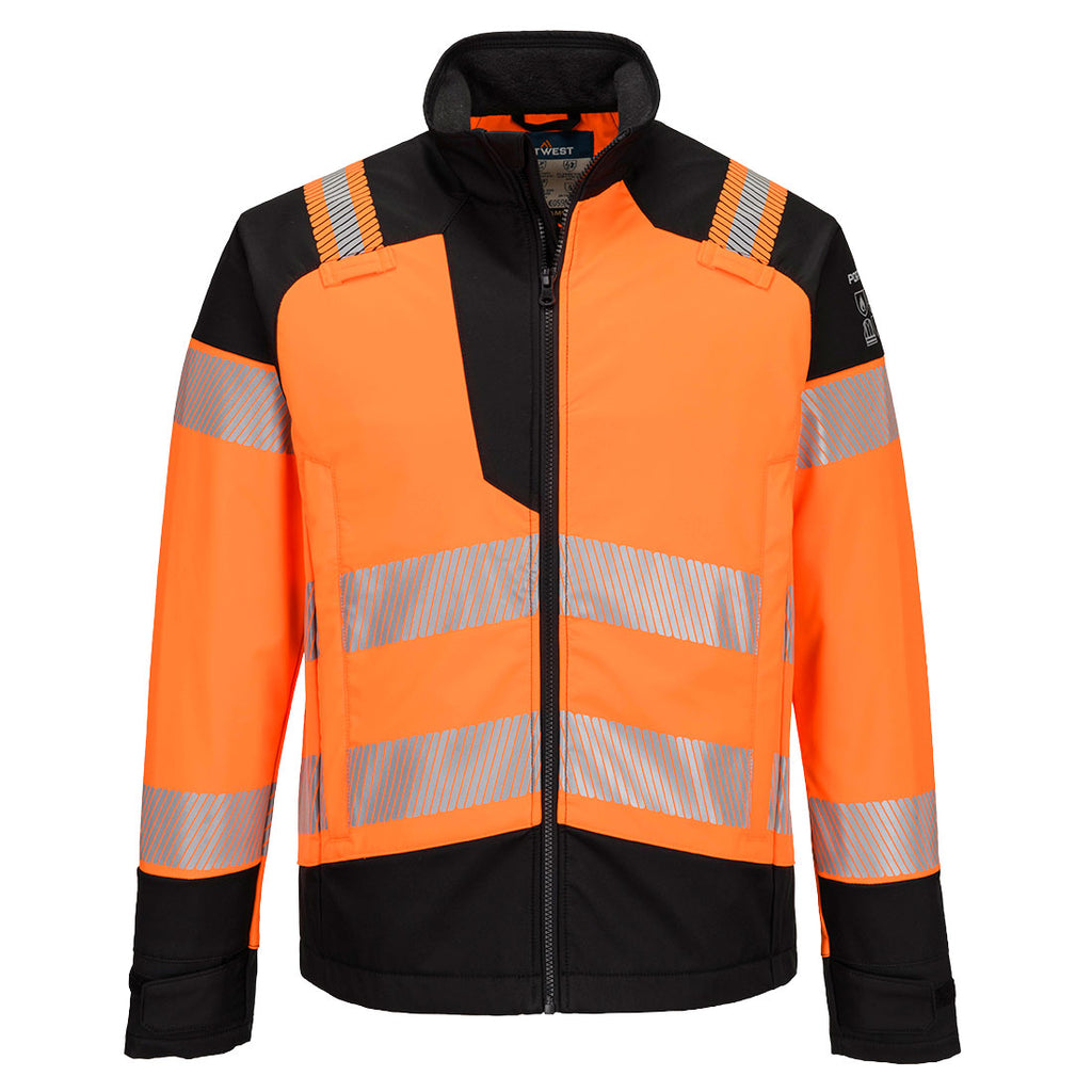 Portwest PW3 Modaflame Softshell Hi-Vis Multi-Norm FR Jacket - Style FR718