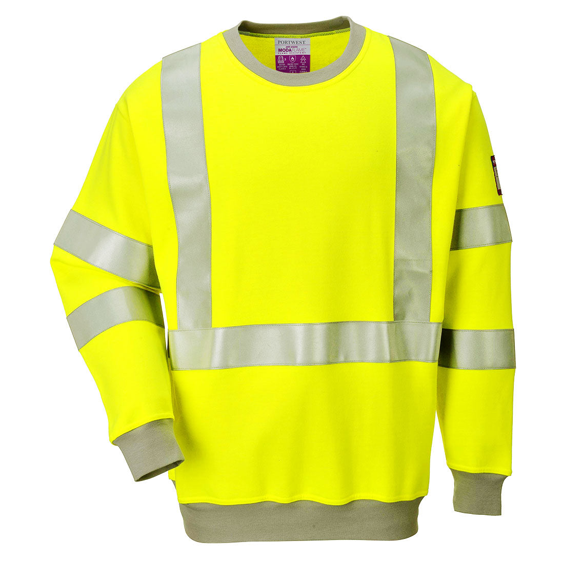 Portwest Modaflame Knit Hi-Vis FR Sweatshirt- Style FR72