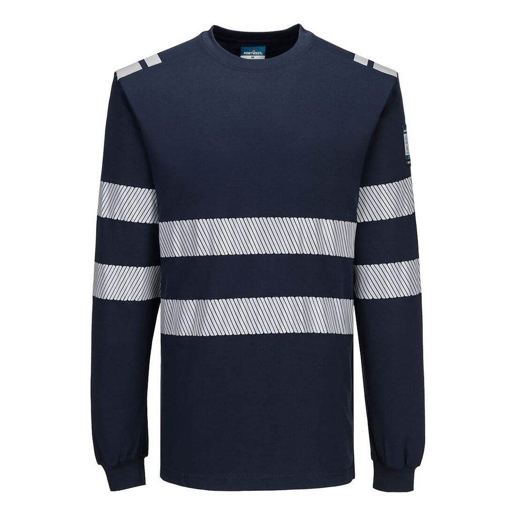 Portwest PW3 Modaflame Knit FR Long Sleeve T-Shirt- Style FR732
