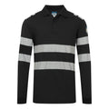 Portwest PW3 Modaflame Knit FR Long Sleeve Polo Shirt- Style FR733