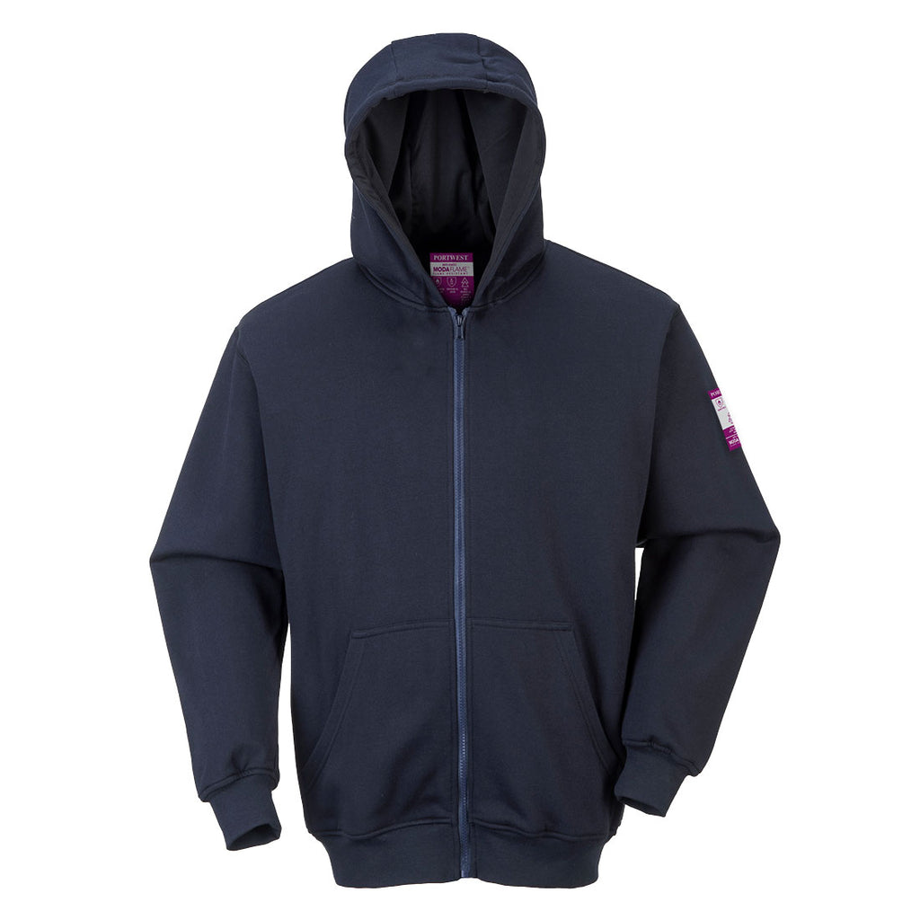 Portwest Modaflame Knit FR Full Zip Hooded Sweatshirt- Style FR81