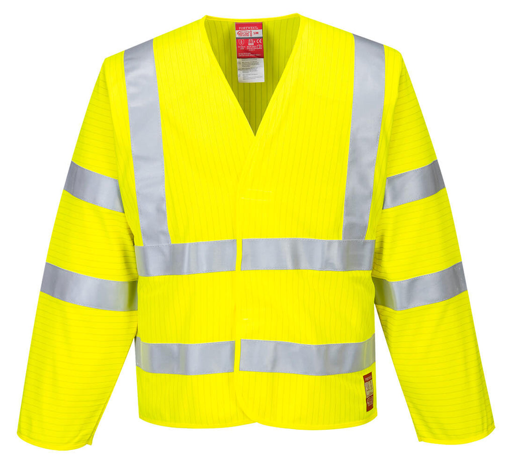Portwest Bizflame Hi-Vis FR Long Sleeve Vest- Style FR85