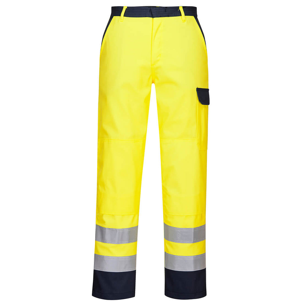 Portwest Bizflame Work Hi-Vis Contrast FR Trousers- Style FR92