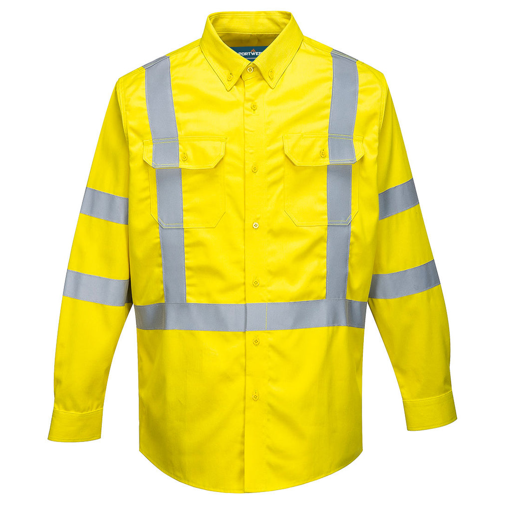 Portwest Bizflame 88/12 Hi-Vis FR Shirt- Style FR95