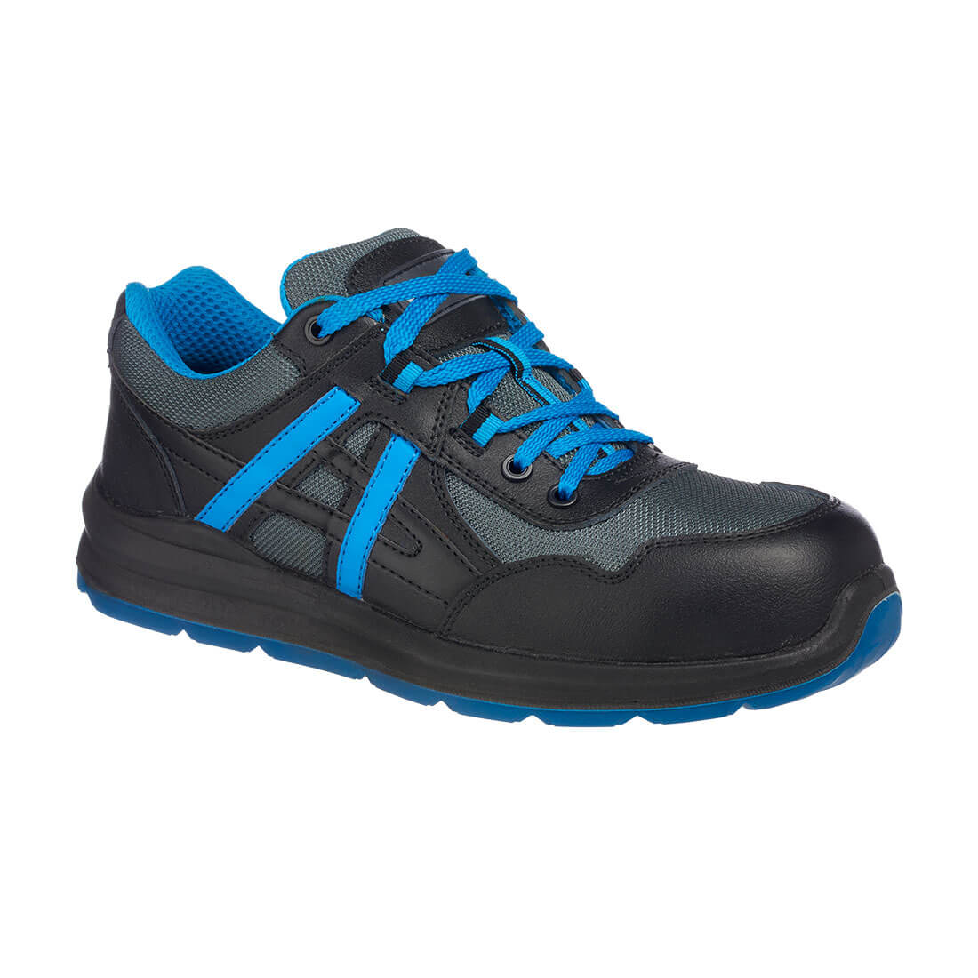 Portwest Composite Leather and Mesh Trainer S1P SRC - Style FT60