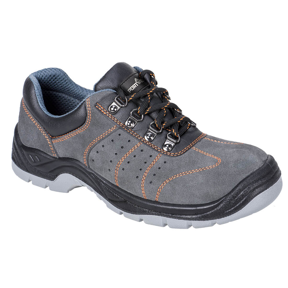 Portwest Steel Suede Leather Low Shoe S1P SRC - Style FW02