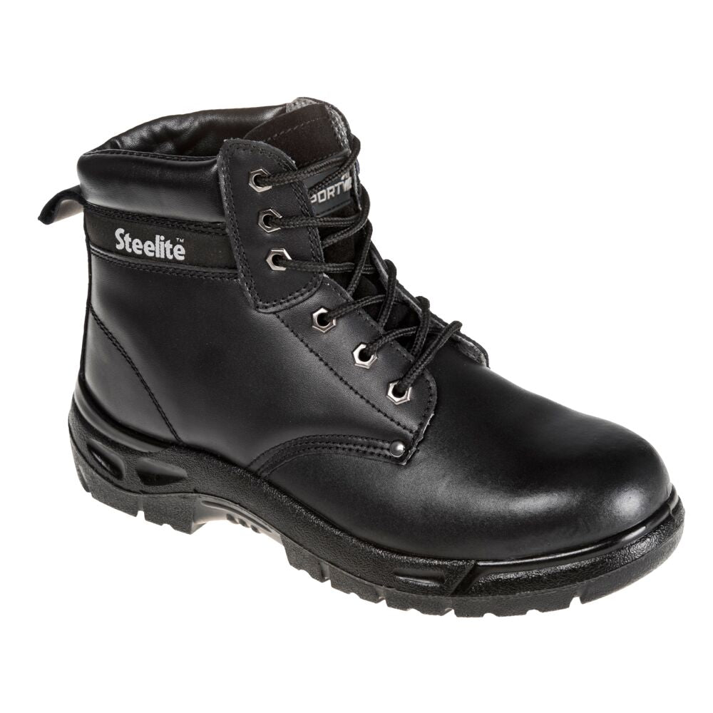 Portwest Steel Action Leather Ankle Boot S3 SR- Style FW03