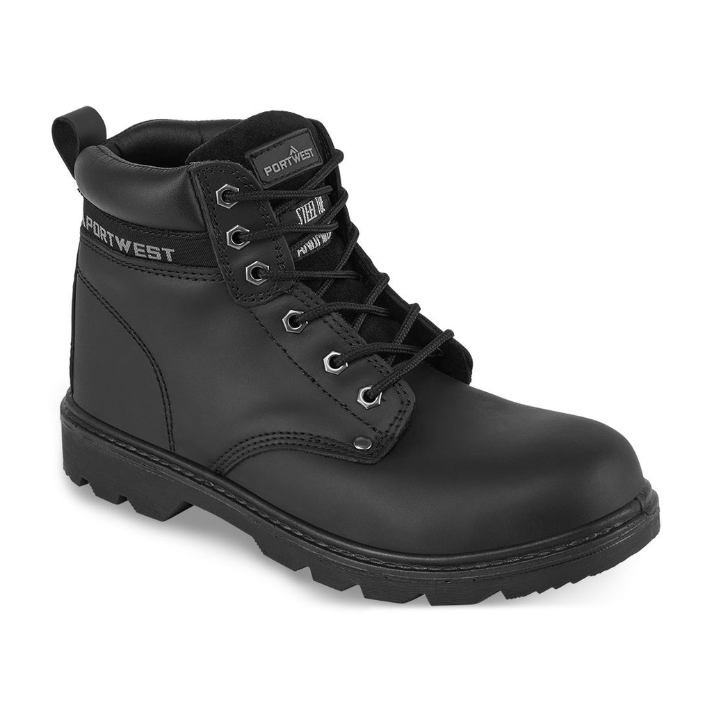Portwest Steel Leather Ankle Boot S3 SR- Style FW11