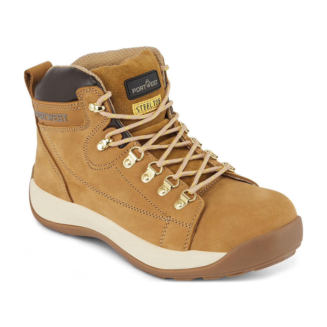 Portwest Steel Nubuck Leather Mid Boot SB HRO- Style FW31