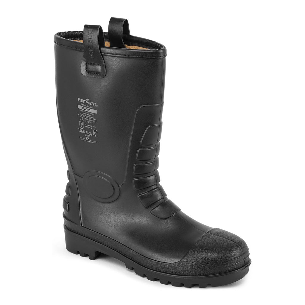 Portwest Steel PVC Rigger Boot S5 FO CI- Style FW75
