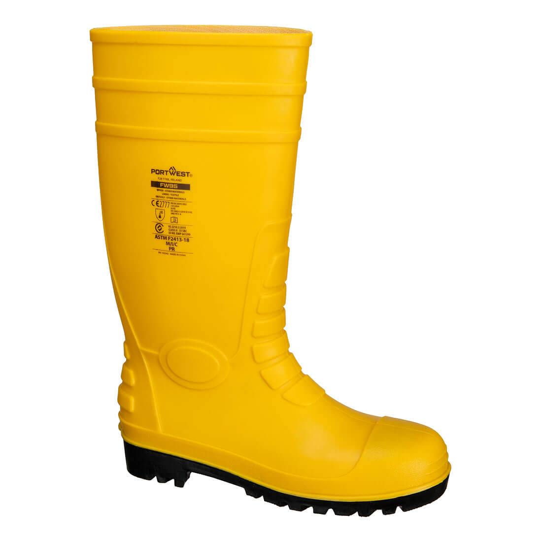 Portwest Steel PVC Wellington S5 FO CI- Style FW95