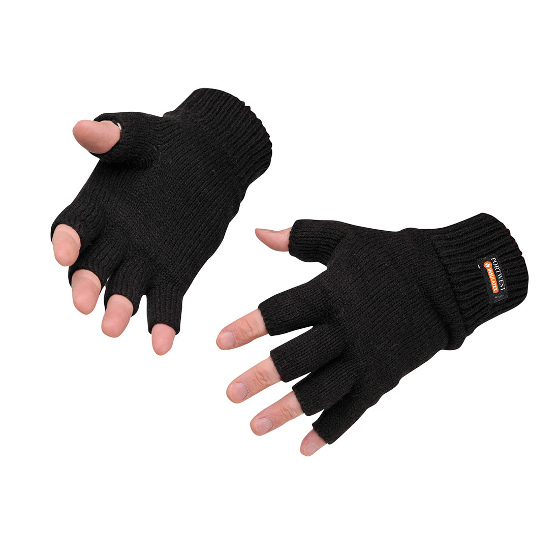 Portwest Insulated Fingerless Knit Glove- Style GL14