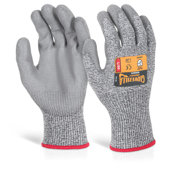 Beeswift Glovezilla Pu Palm Coated Gloves. (Pair)