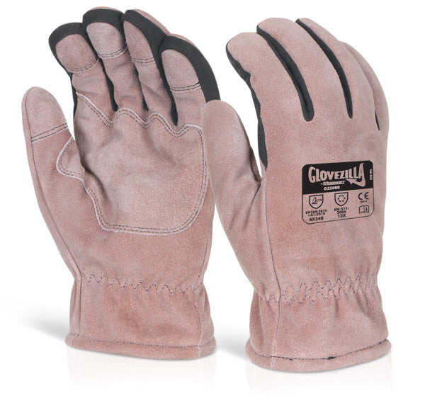 Beeswift Glovezilla Thermal Leather Gloves. (Pair)