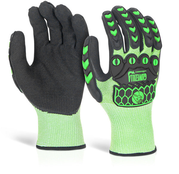Beeswift Glovezilla Sandy Nitrile Coated Gloves. (Pair)