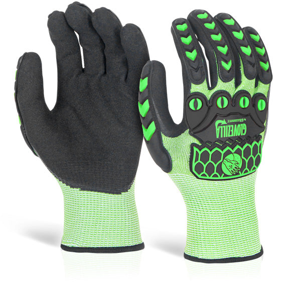 Beeswift Glovezilla Foam Nitrile Coated Gloves. (Pair)