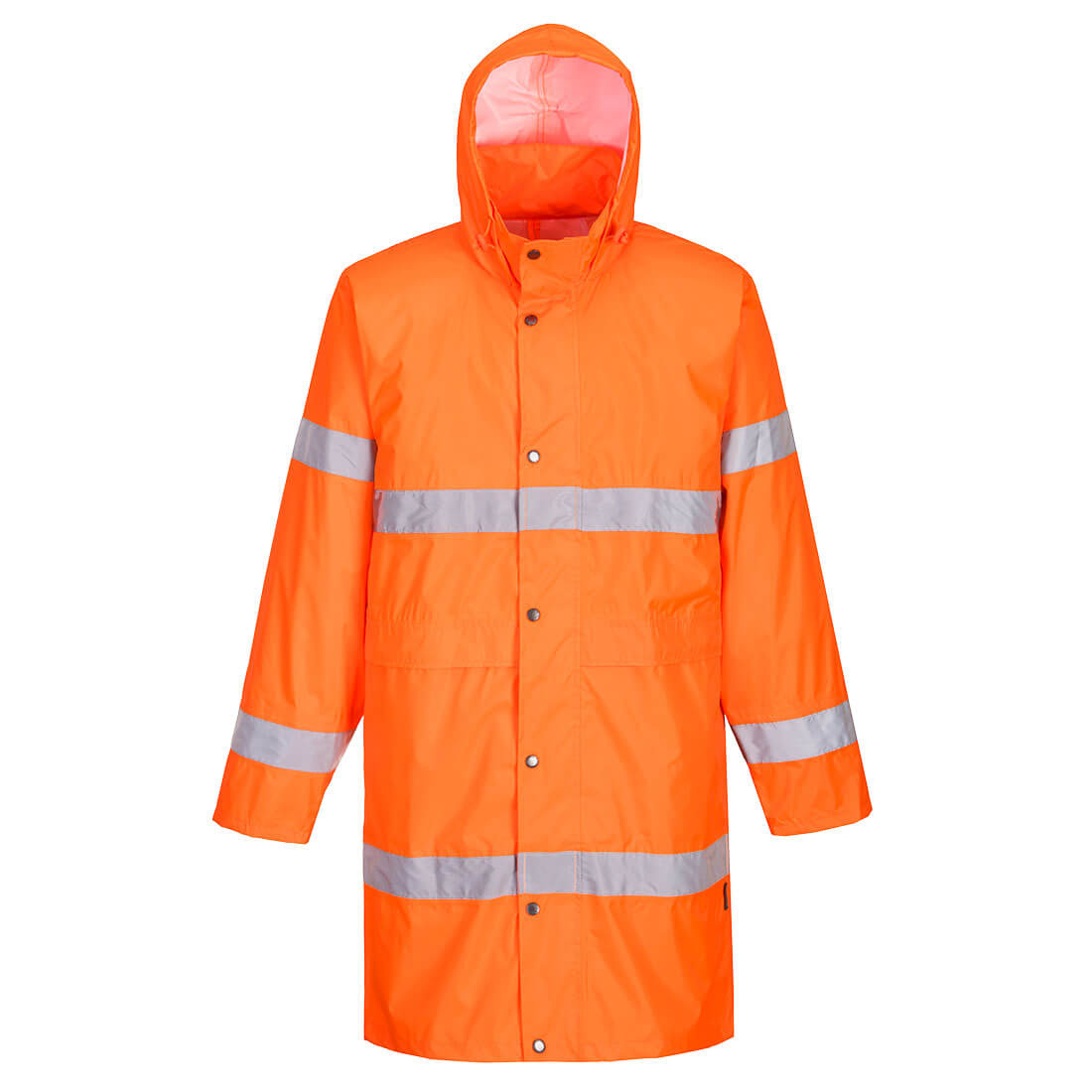 Portwest Hi-Vis Rain Coat 100cm - Style H442