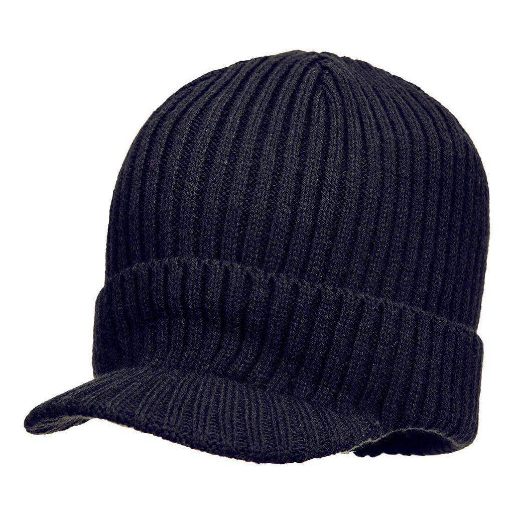 Portwest Beanie Hat with Peak - Style HA24